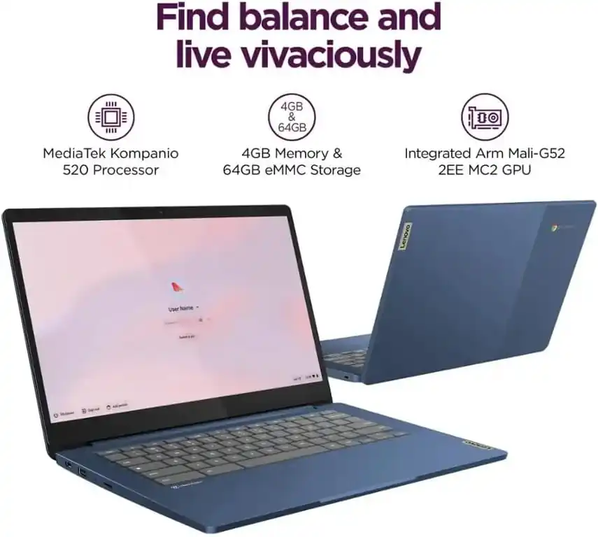 Chromebook IdeaPad Slim 3 Full HD 14